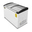 Congelador Rhino CONGECRI-10C, congelador tapa de cristal curva.