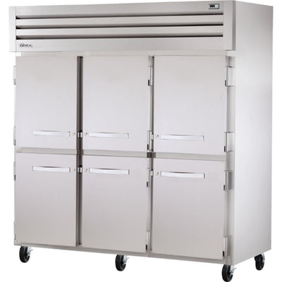 CONGELADOR TRUE STG3F-6HS-HC | Congelador Vertical | 6 Medias Puertas Solidas | Acero Inoxidable Aluminio | Restaurante Cocina Industrial Comercial Supermercado Tienda Abarrotes Cocina Restaurante Industrial Comedor Tienda de Convivencia Cremeria Carniceria Congelar