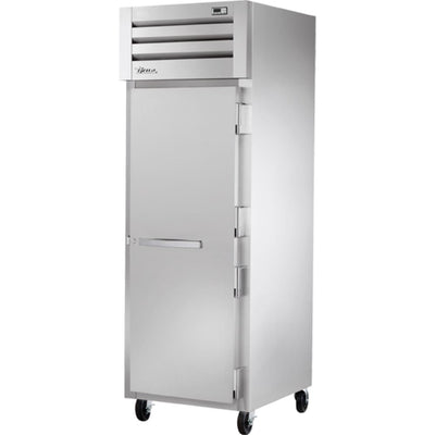 CONGELADOR TRUE STR1F-1S-HC | Congelador Vertical | 1 Puerta Solida | Acero Inoxidable Aluminio | Restaurante Cocina Industrial Supermercado Tienda Abarrotes Cocina Restaurante Industrial Comedor Tienda de Convivencia Cremeria Carniceria Congelar