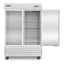 CONGELADOR RHINO CONVECRI-47 | Congelador Vertical | 2 Puertas Cristal | Capacidad 41 Pies Cúbicos | Acero Inoxidable | Restaurante Supermercado Carnicería