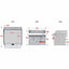 Coriat CH-2 PETIT Plancha Frente 59 cm Gas 2 Controles - Planchas - Coriat - KitchenMax Store