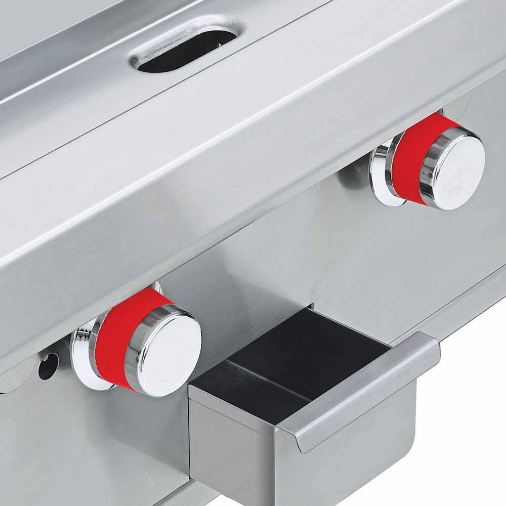 Coriat CH-4 PETIT Plancha Frente 118 cm Gas 4 Controles - Planchas - Coriat - KitchenMax Store