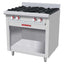ESTUFA CORIAT EC-4-GA HD DE PISO | Estufa | 4 Quemadores Extra Grandes | Gabinete Abierto | Gas | Cenaduría Lonchería Fonda | Estufa Quemador Gabinete Heavy Duty Restaurante Comedor Acero Charola Residuos Preparación Alimento Comida Master Respaldo