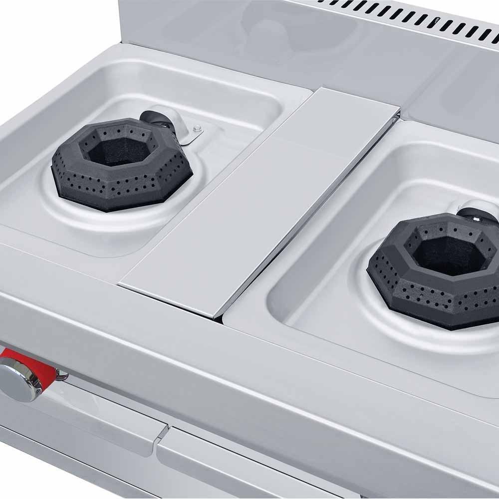 Coriat MINICHEF PETIT Mesa Estufa 2 Parrillas 2 Quemadores Plancha Gas - Estufas Maestras - Coriat - KitchenMax Store