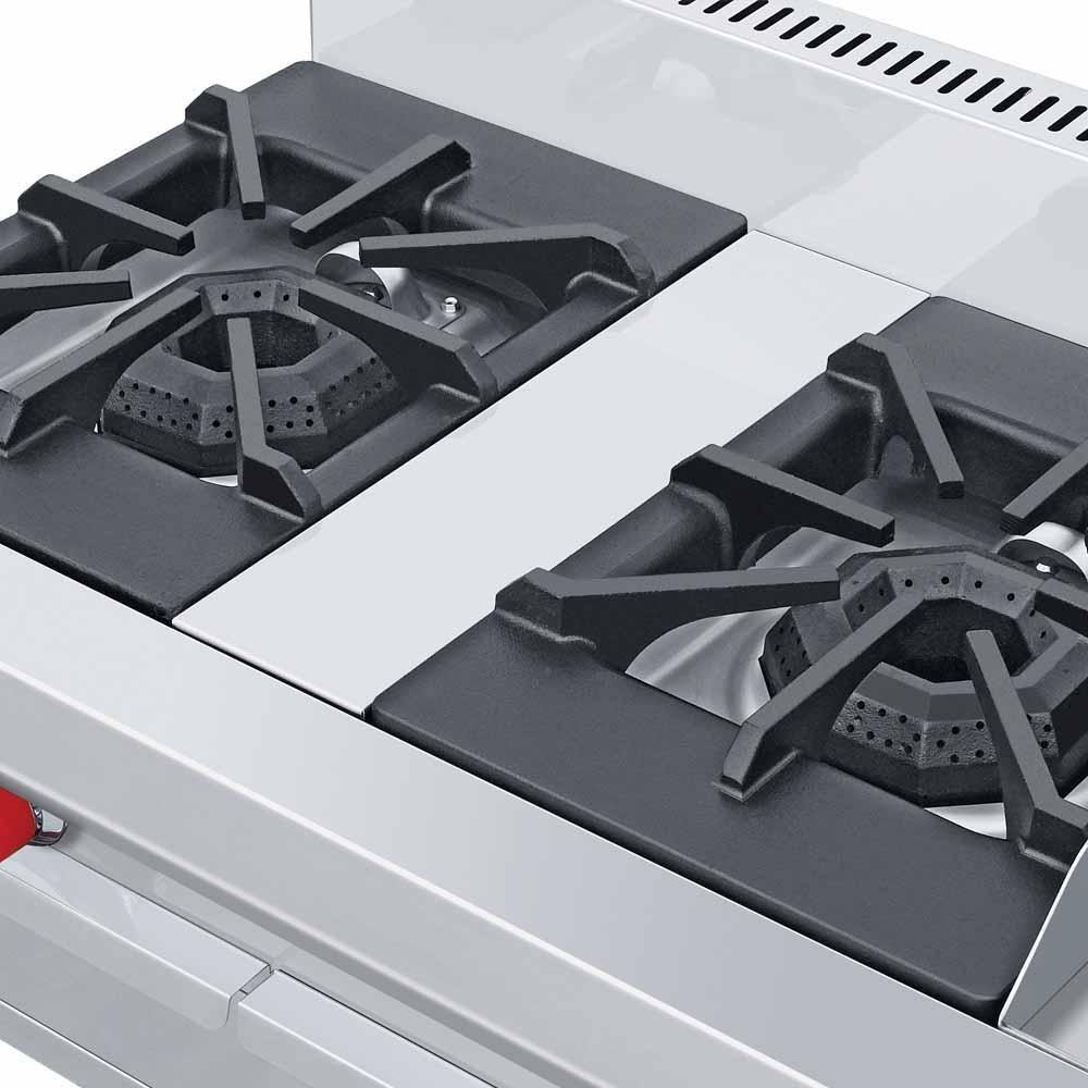 Coriat MINICHEF PETIT Mesa Estufa 2 Parrillas 2 Quemadores Plancha Gas - Estufas Maestras - Coriat - KitchenMax Store