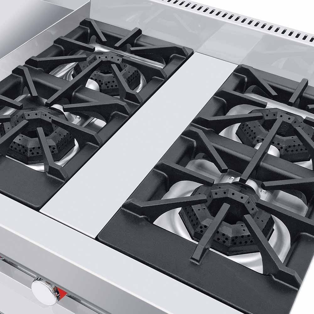 Coriat MULTICHEF MASTER TURBO Estufa 1 parrilla 4 Quemadores Horno Plancha - Estufas / Parrillas - Coriat - KitchenMax Store