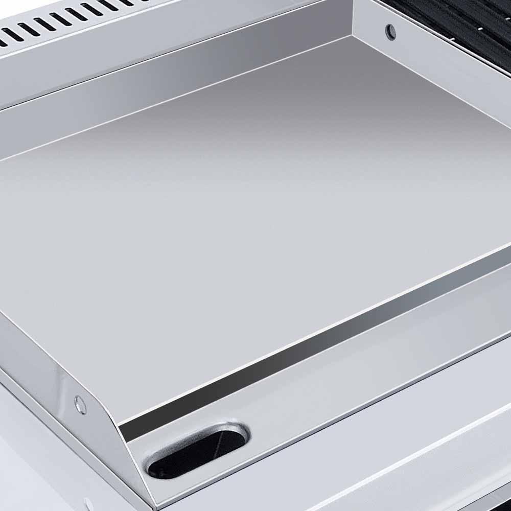 Coriat MULTIPLE MESA PETIT Estufa 2 Quemadores Freidora Asador Acero Inoxidable Gris - Estufas / Parrillas - Coriat - KitchenMax Store