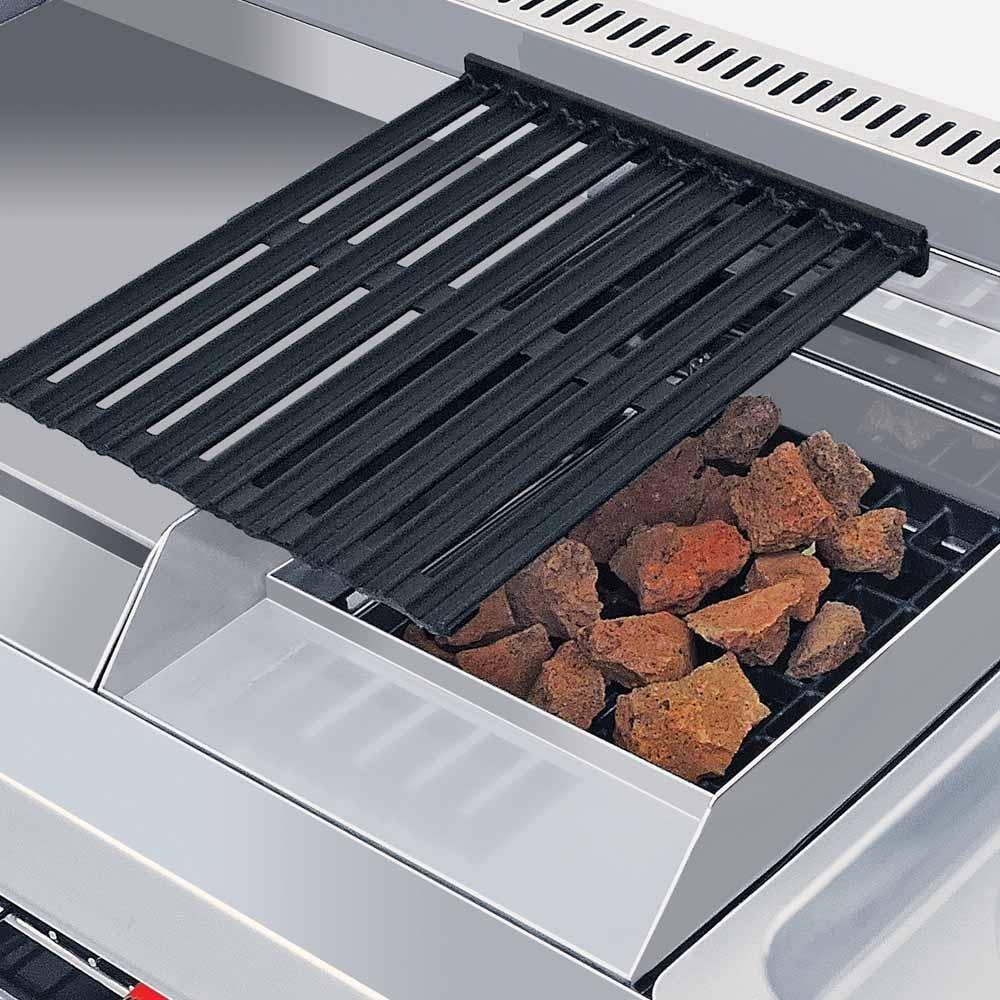 Coriat MULTIPLE MESA PETIT Estufa 2 Quemadores Freidora Asador Acero Inoxidable Gris - Estufas / Parrillas - Coriat - KitchenMax Store