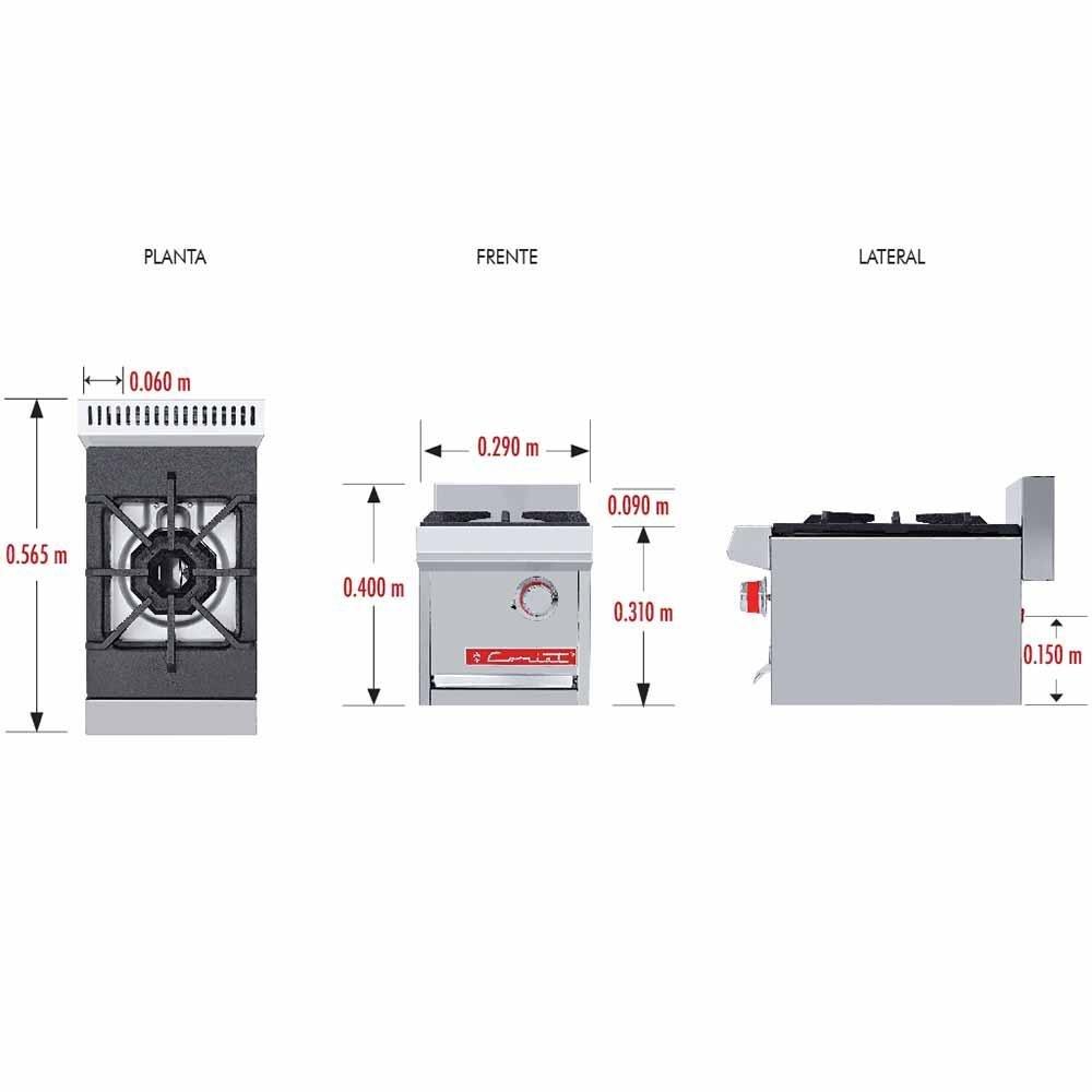 Coriat PCH-1 PETIT Parrilla Gas 1 Quemador - Parrillas - Coriat - KitchenMax Store