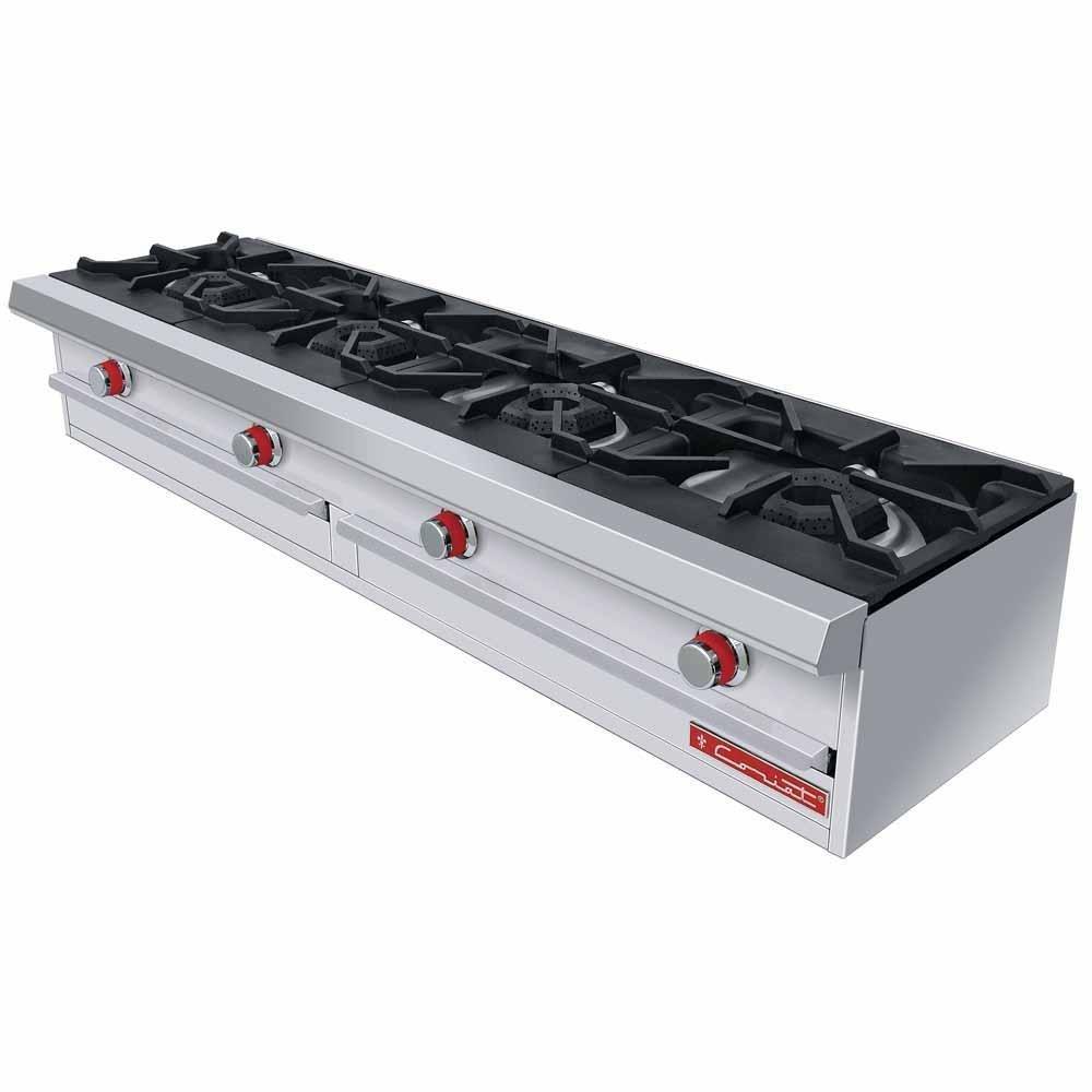 PARRILLA CORIAT PCH-4 DE PISO HD | Parrilla 4 Quemadores | 4 Parrillas Hierro Fundido | 4 Cubiertas Semi-Selladas | Gas | Comisariatos Comida corrida Funerarias Hotelería Cafetería Hospitales Comedores Industriales