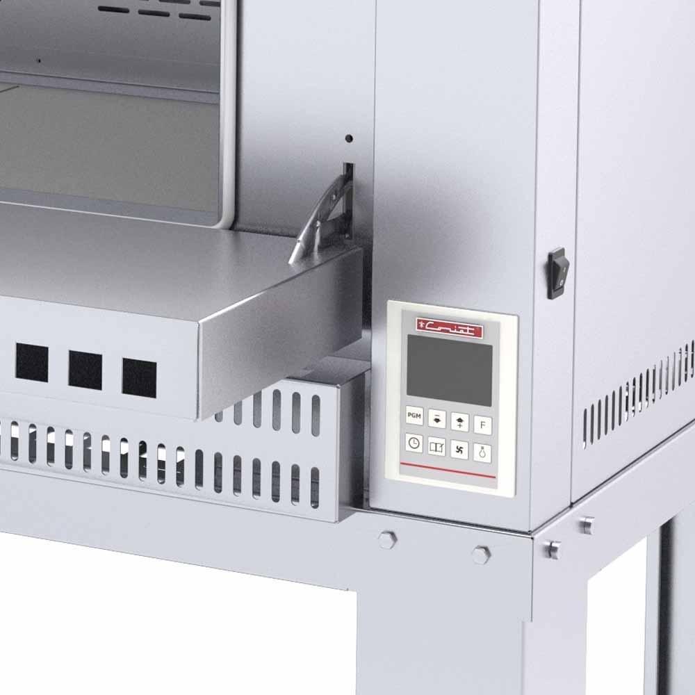 HORNO CORIAT PIZZINO-1 PETIT | Horno 1 Pizza 40 cm Ø | Piso Refractario | 1 Termostato Digital | Gas | Pizza Restaurante Cafetería Hotel Negocio Pizzería Cocina Área de comida Comedor