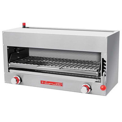 SALAMANDRA CORIAT SC-31.5-G MASTER | Salamandra | 2 Platillos 0.250 m Ø | 2 Quemadores infra-rojos| Palanca 5 Posiciones | Gas |  Gratinadora Alimentos Quesos Fundidos Molletes Lasagna Lasaña Pizza Restaurante Banquetes Buffet Bistro