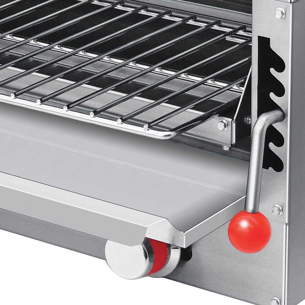 SALAMANDRA CORIAT SC-31.5-G MASTER | Salamandra | 2 Platillos 0.250 m Ø | 2 Quemadores infra-rojos| Palanca 5 Posiciones | Gas |  Gratinadora Alimentos Quesos Fundidos Molletes Lasagna Lasaña Pizza Restaurante Banquetes Buffet Bistro