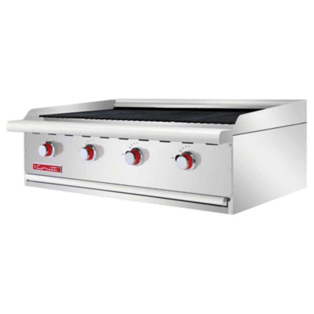 Coriat ACV-4 MASTER Asador Gas Piedra Volcanica Asar Negocio Tostar Restaurante Cocina Comedor Industriales Asada Autoservicio Alta Cocina. Ideal para restaurante, cocina, industrial, tostar, abrasar, alta cocina, banquetes, alta cocina, negocio, cocinar, carne, res, puerco, pollo, hamburguesas, verduras, vegetales, elotes, barbecue, bbq, brochetas, carne asada, autoservicio, etc. KitchenMax.Store. Envíos seguros a todo México. Cotiza hoy mismo.