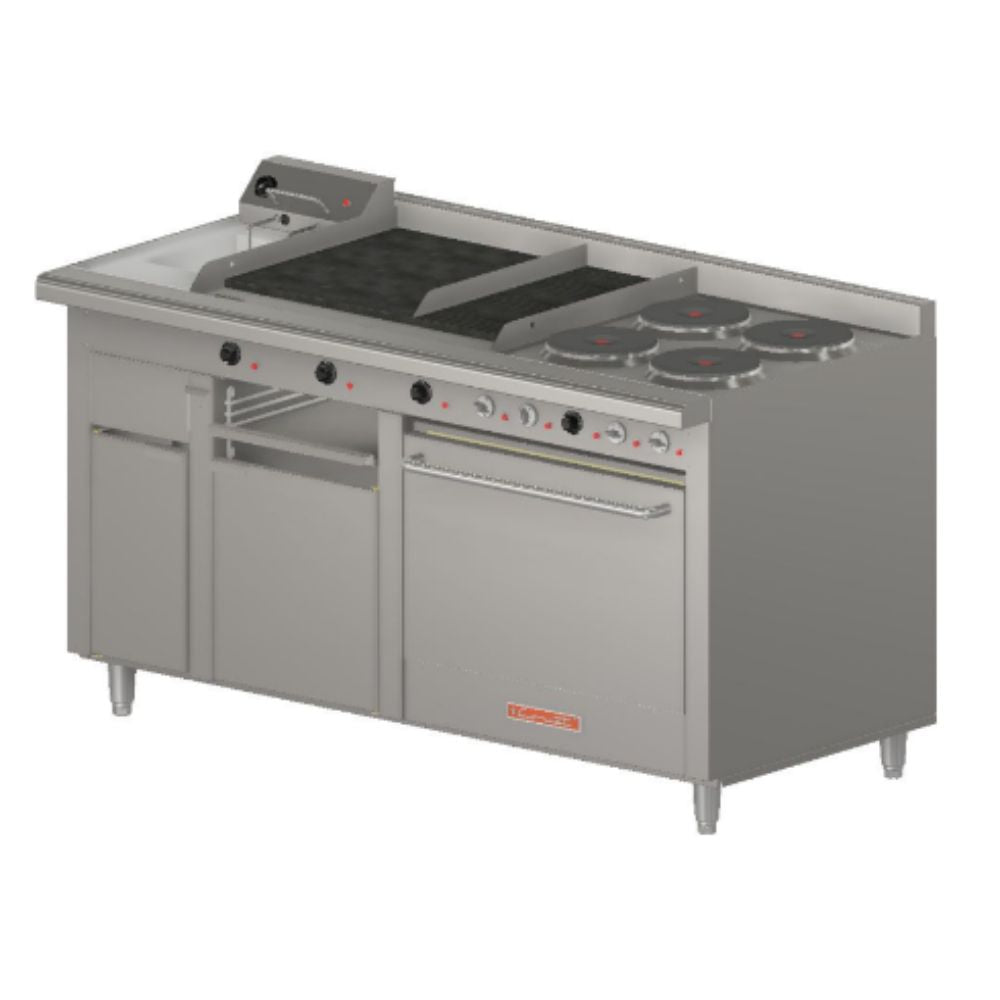 Coriat MULTIPLE-E Masterpremium Estufa Maestra 4 Platos Acero Inoxidable -  - Coriat - KitchenMax Store