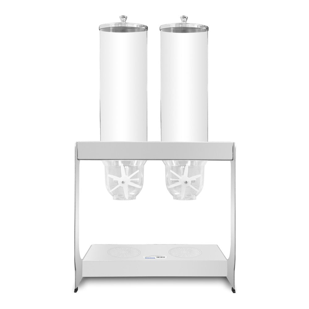 DISPENSADOR DE CEREALES RHINO DISCER-7 | Dispensador de Cereales | Capacidad 7 L | Acero Inoxidable y Policarbonato | Hotel Buffet Cafetería