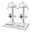 DISPENSADOR DE BEBIDAS RHINO DISJU-16 | Dispensador Cilíndrico de Bebidas | Capacidad 15 L | Tubo Central para Hielo | Buffet Hotel Restaurante