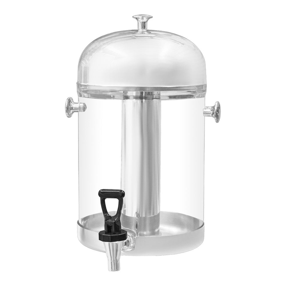 DISPENSADOR DE BEBIDAS RHINO DISJU-8 | Dispensador Cilíndrico de Bebidas | Capacidad 7.5 L | Tubo Central para Hielo | Buffet Hotel Restaurante