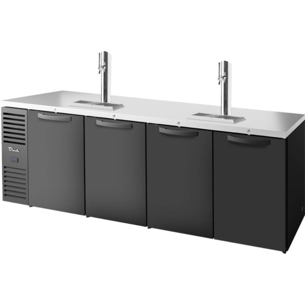 DISPENSADOR DE CERVEZA TRUE TDR108-RISZ1-L-B-SSSS-1 | Dispensador de Cerveza Refrigerada | 4 Puertas | para Barra Bar Antro Club