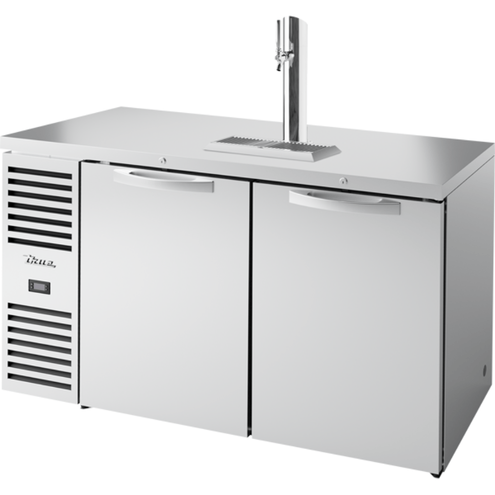 DISPENSADOR DE CERVEZA TRUE TDR60-RISZ1-L-S-SS-1 | Dispensador de Cerveza Refrigerada | Sistema de Refrigeración a la Izquierda | Acero Inoxidable | para Pub Restaurante Hotel Antro Club Barra 