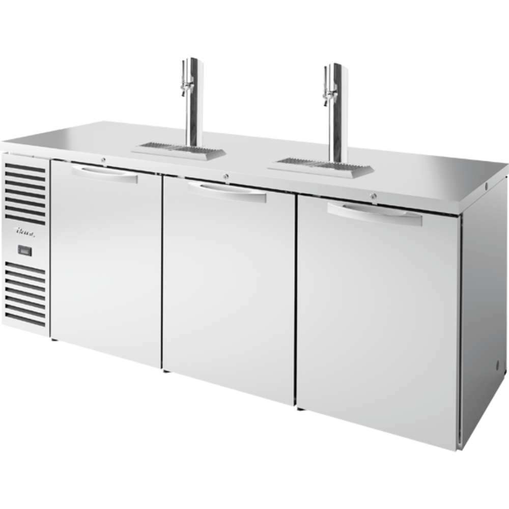 DISPENSADOR DE CERVEZA TRUE TDR84-PTSZ1-L-S-SSS-SSS-1 | Dispensador de Cerveza Refrigerada |  Sistema de Refrigeración a la Izquierda | Acero Inoxidable | para Barra Bar Alcohol