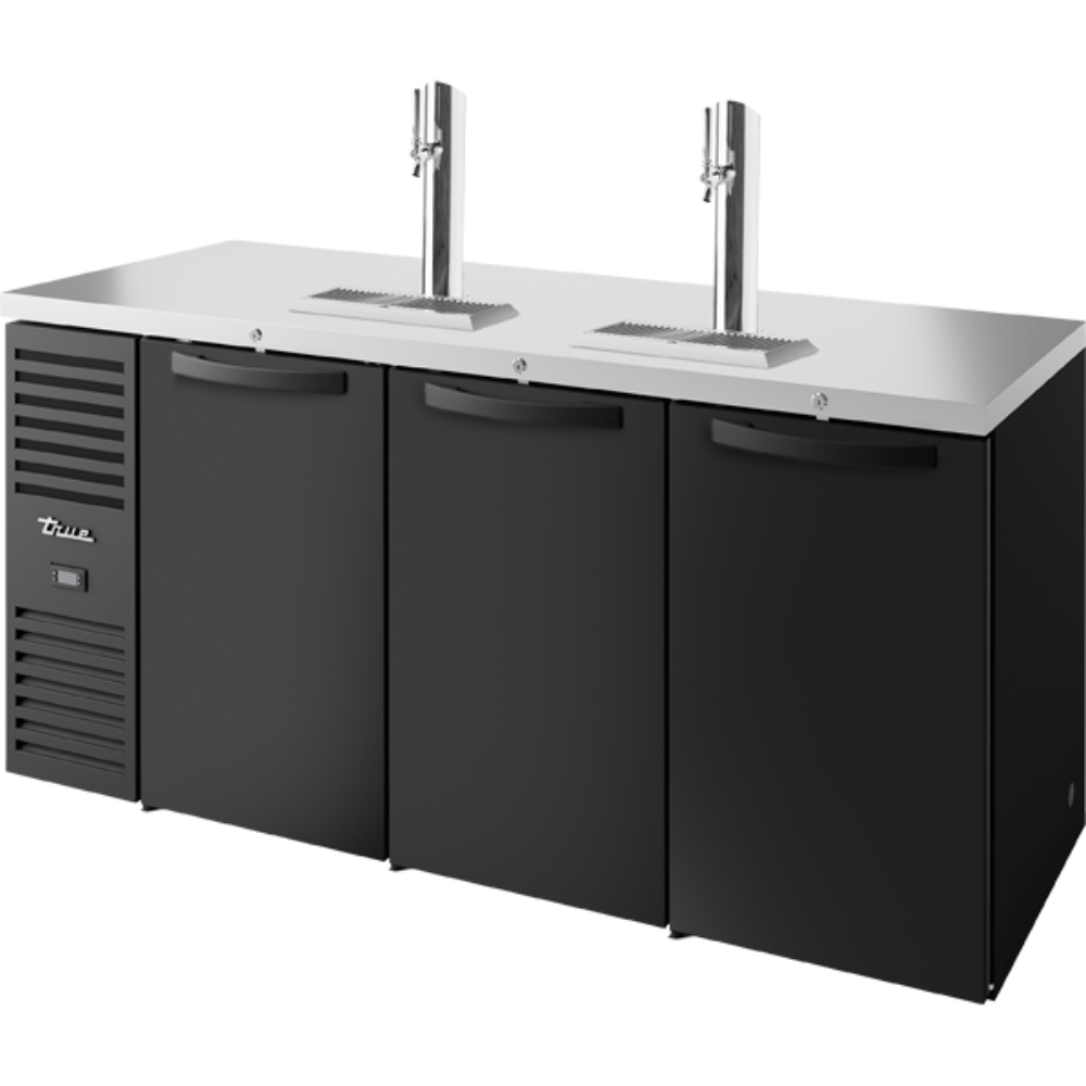 DISPENSADOR DE CERVEZA TRUE TDR84-RISZ1-L-B-SSS-1 | Dispensador de Cerveza Refrigerada | 3 Puertas | para Barra Restaurante Hotel