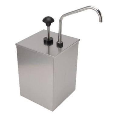 DISPENSADOR KEITER KREPPSLAND HSP-4L | Dispensador para Catsup y Mostaza | 4 Litros | Acero Inoxidable | Restaurante Cafetería Hotel Comedores Restaurantes Bares Dispensador Distribuidor Repartidor Alimentos Bar Local Negocio Tienda de Convivencia Condimentos Cine