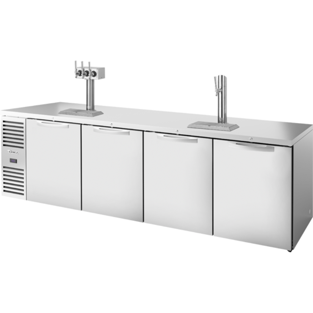 DISPENSADOR DE CERVEZA TRUE TDR108-RISZ1-L-S-SSSS-1 | Dispensador de Cerveza Refrigerado | Puertas Abatibles Sólidas | Acero Inoxidable | para Barra Bar Restaurante