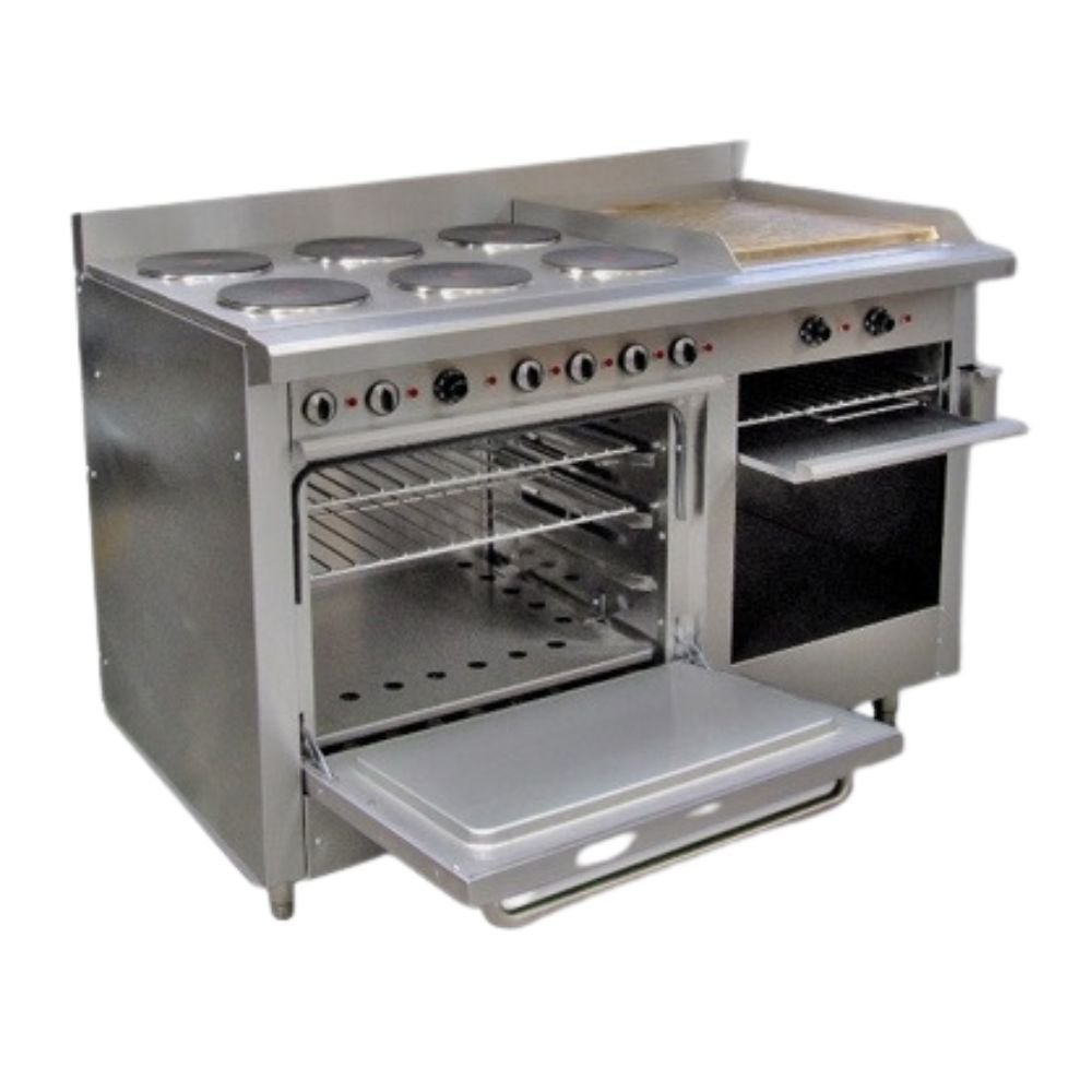 ESTUFA CORIAT EC-6-H-GRILL-E MASTER | Estufa Eléctrica | 6 Platos | Acero Inoxidable | Cocina Industrial Restaurante  Cocinas Fondas Restaurantes Cenadurias Comedores Industriales Preparación de Alimentos Cocción 