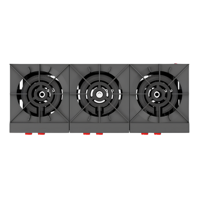 ESTUFÓN CORIAT EC-3T MASTER | Estufón | 3 Quemadores de Alta Potencia | Hierro Fundido | Acero Inoxidable | Gas | Hotel Restaurante Comedor