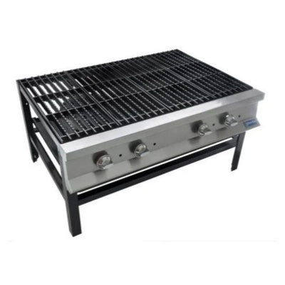 FOGÓN SAN-SON SSF2 | Fogón | Gas | 2 Quemadores | Acero Inoxidable | Cocina Industrial Restaurante Hotel Cocinas Fondas Restaurantes Cenaduría Comedores Industriales Preparación de Alimentos Cocción