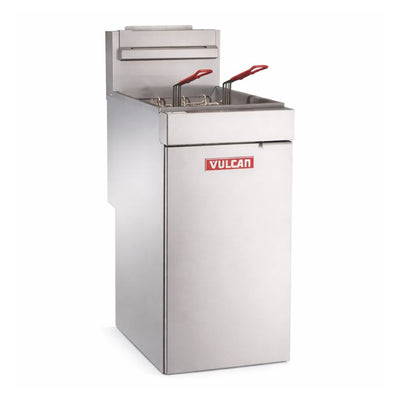Vulcan by Hobart LG300 Freidora a Gas Puerta Reforzada Acero Inoxidable - Freidores - Vulcan - KitchenMax Store