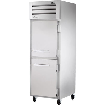 GABINETE CALIENTE TRUE STR1H-2HS | Gabinete con Calefacción Vertical | 2 Medias Puertas Solidas | Acero Inoxidable Aluminio | Restaurante Cocina Industrial  Panaderia Pasteleria Restaurante Cocina Industrial Banquetes Pan Masa Hoteles Cafeterías Estadios Arenas Empresas de Servicio Alimentación Caliente Alimentos 