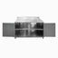 GABINETE KITCHENMAX STORE GB009 | Gabinete Básico con Puertas | Frente 130 cm | Acero Inoxidable | Cocina Industrial Restaurante