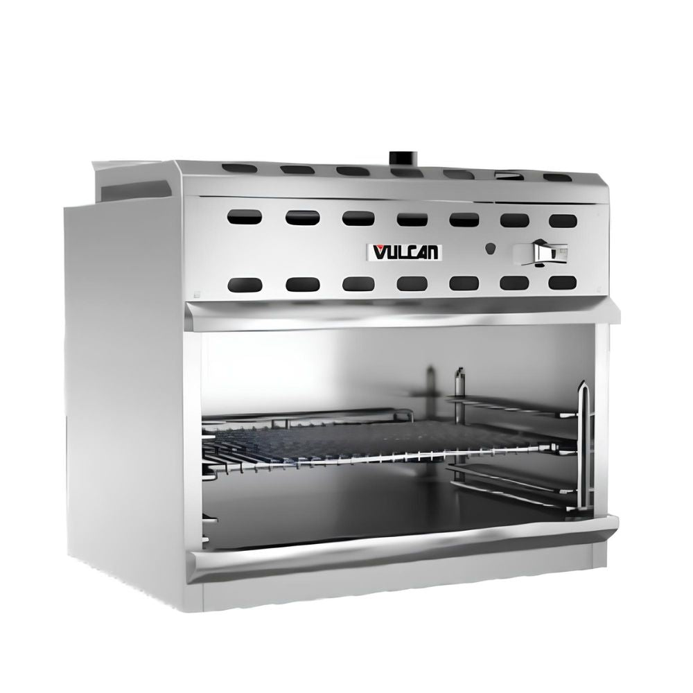 Gratinador Vulcan VICM24, gratinador de queso a gas, en acero inoxidable.