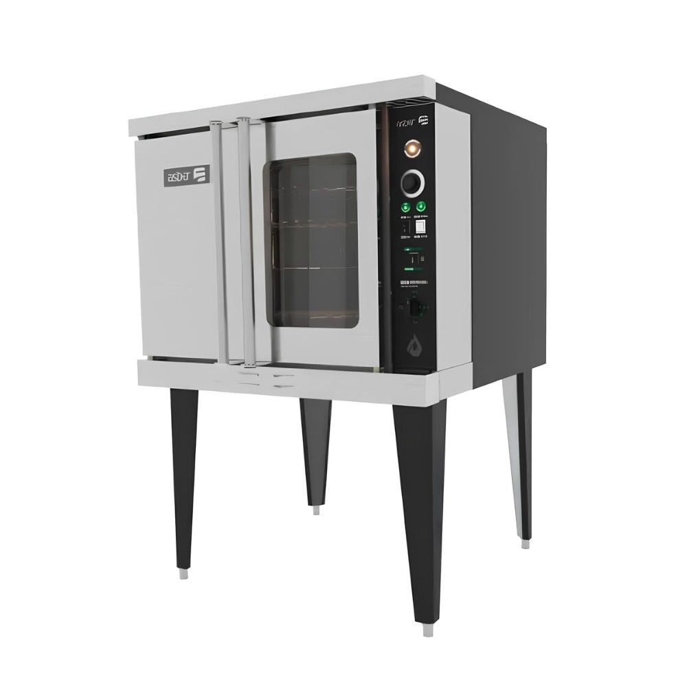 HORNO CONVECTOR ASBER AECO 1 E | Horno Convector a Gas | Acero Inoxidable | 5 Parrillas | Restaurante Panadería Cocina Industrial