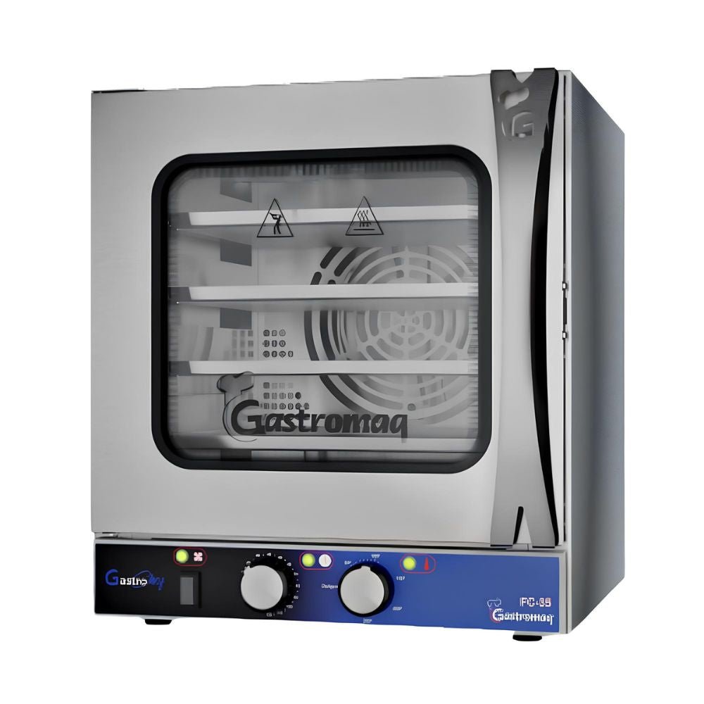 Horno Gastromaq FC35A, horno convección, en acero inoxidable.