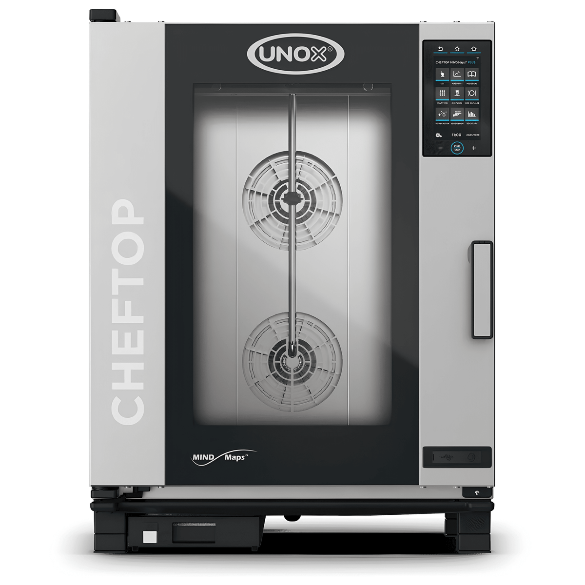 Horno Unox XEVC-1011-EPRM-MS, horno combinado, en acero inoxidable.