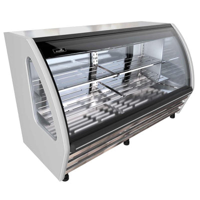 Imbera BHS200-F1 Vitrina Louverai Cremera Cristal Curvo 183 cm. 509 Lt/18 Pies - Vitrinas Refrigeradas - Imbera - KitchenMax Store