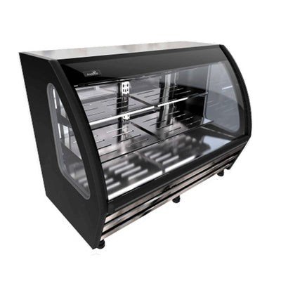 Imbera BHS200-F1 Vitrina Louverai Cremera Cristal Curvo 183 cm. 509 Lt/18 Pies - Vitrinas Refrigeradas - Imbera - KitchenMax Store
