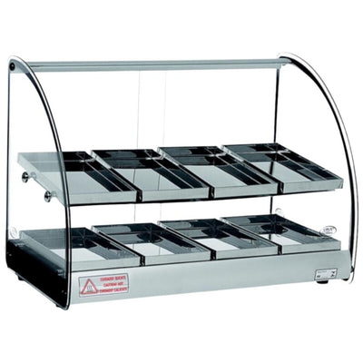 Keiter ACL-588D Vitrina Caliente 2 Niveles Iluminada para Buffete Restaurante Negocio Cafeteria Panaderia Hotel Eventos Especiales Tiendas Comestibles Exhibicion.  KitchenMax.Store. Envíos seguros a todo México. Cotiza hoy mismo.