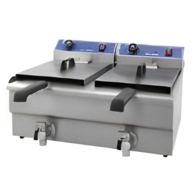 Keiter DZL-32L Freidor 32 Litros Restaurante Cocina Económica Freír Alimentos Freidores Alitas Papas A la Francesa Salchipulpos. Ideal para su uso en restaurantes, cocinas económicas, fondas, banquetes, cafeterías, para preparación de alimentos, comida, freir, cocinar, carnes, papas, salchichas, etc. KitchenMax.Store. Envíos seguros a todo México. Cotiza hoy mismo.