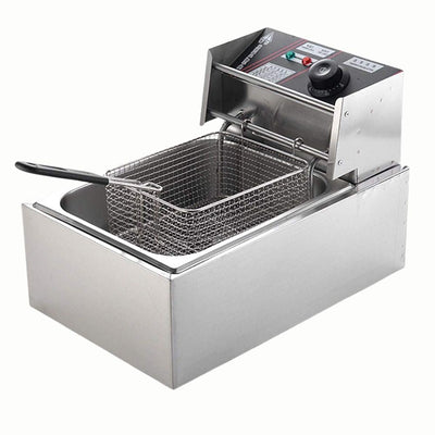 Keiter DZL-6A Freidor 6 Litros 1 Canastilla Restaurante Cocina Económica Freír Alimentos Freidores Alitas Papas A la Francesa Salchipulpos. Ideal para su uso en restaurantes, cocinas económicas, fondas, banquetes, cafeterías, para preparación de alimentos, comida, freir, cocinar, carnes, papas, salchichas, etc. KitchenMax.Store. Envíos seguros a todo México. Cotiza hoy mismo.