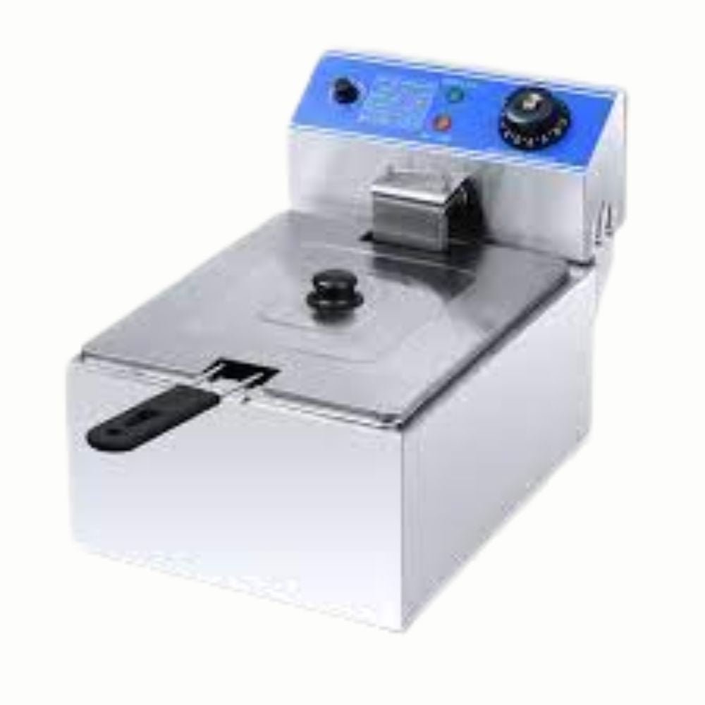 Keiter DZL-6BA Freidor 6 Litros 1 Canastilla Restaurante Cocina Económica Freír Alimentos Freidores Alitas Papas A la Francesa Salchipulpos. Ideal para su uso en restaurantes, cocinas económicas, fondas, banquetes, cafeterías, para preparación de alimentos, comida, freir, cocinar, carnes, papas, salchichas, etc. KitchenMax.Store. Envíos seguros a todo México. Cotiza hoy mismo.