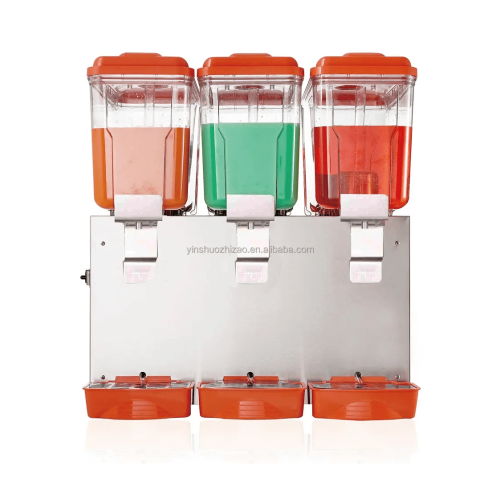 Keiter LSJ-18x3 Dispensador de Bebidas Frias 3 Tanques de 18 litros c/u Cafeterias Restaurantes Hoteles Bares Parques Atracciones Centros Deportivos Eventos Buffets Escuelas Tiendas Refrescos Te Helado Smoothies Batidos. KitchenMax.Store. Envíos seguros a todo México. Cotiza hoy mismo.