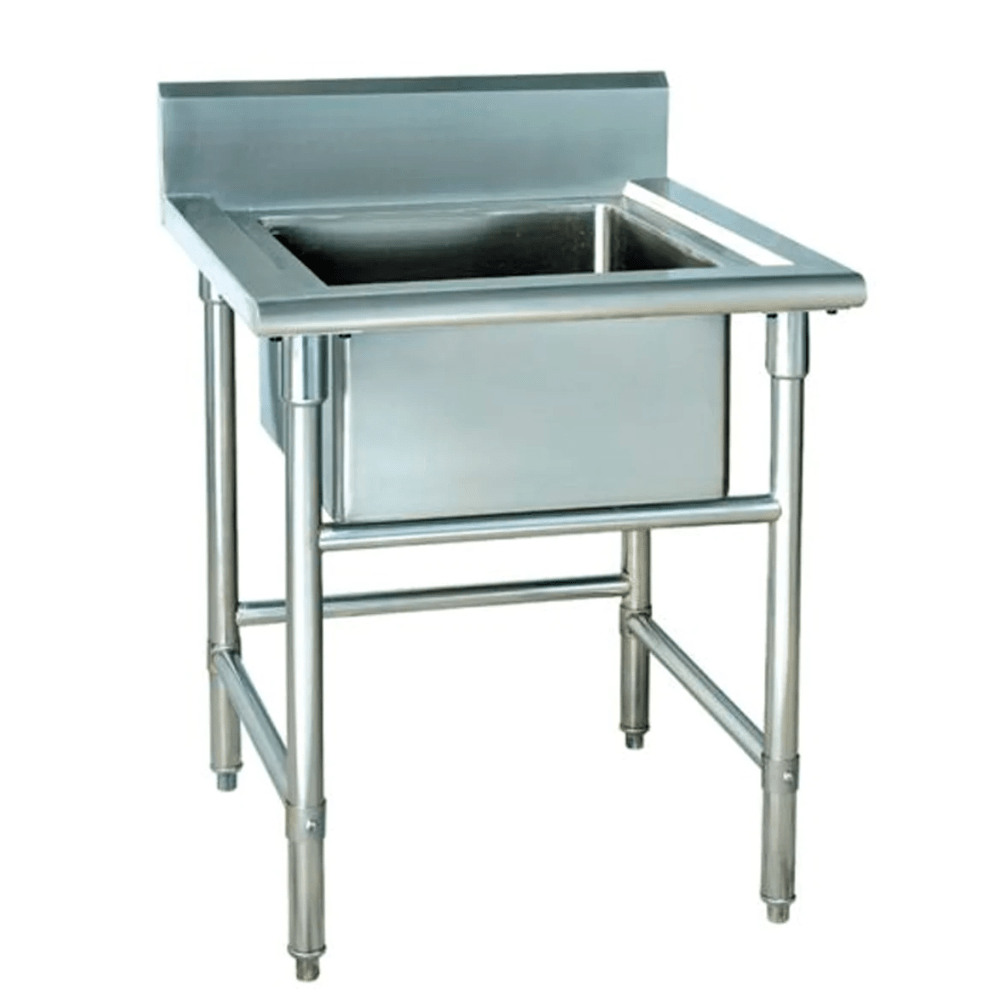 Keiter SS-60 Fregadero Sencillo Restaurante Negocio Comida Local Cocina Industrial Profesional Comedor Banquetes Tienda Cafeteria Pizzeria Hotel Higiene Limpieza Lavabo Cocina Platos Ollas Sartenes Utensilios Sin Escurridor. KitchenMax.Store. Envíos seguros a todo México. Cotiza hoy mismo.