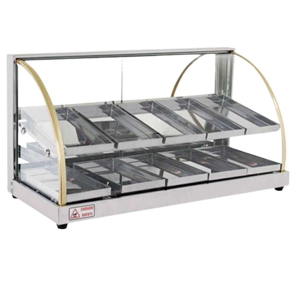 Keiter W10-BD Vitrina Caliente Econimoca 2 Niveles para Negocio Restaurante Negocio Cafeteria Panaderia Hotel Eventos Especiales Tiendas Comestibles Exhibicion. KitchenMax.Store. Envíos seguros a todo México. Cotiza hoy mismo.