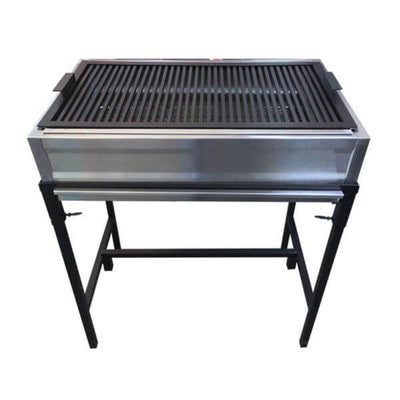 King Star AS002 Linea Economica Asador Carbon Frente 80 cm Acero Inoxidable -  - King Star - KitchenMax Store