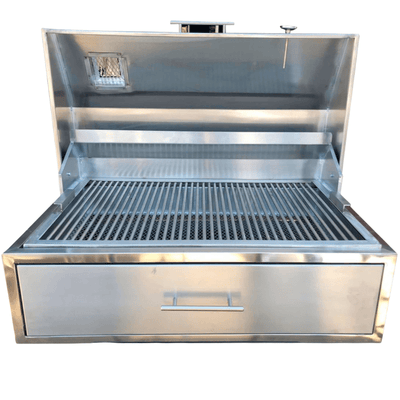 King Star AS014 Linea Economica Asador Premium Carbon Frente 90 cm - - King Star - KitchenMax Store