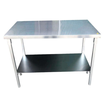 KitchenMax MT074 Mesa Trabajo Entrepaño Base Metal 110 x 60 x 90 cm -  - KitchenMax Store - KitchenMax Store